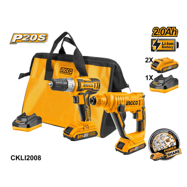 cordless drill, combo kit, cordless rotary hammer
