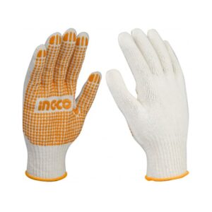 Knitted & PVC dots gloves HGVK05